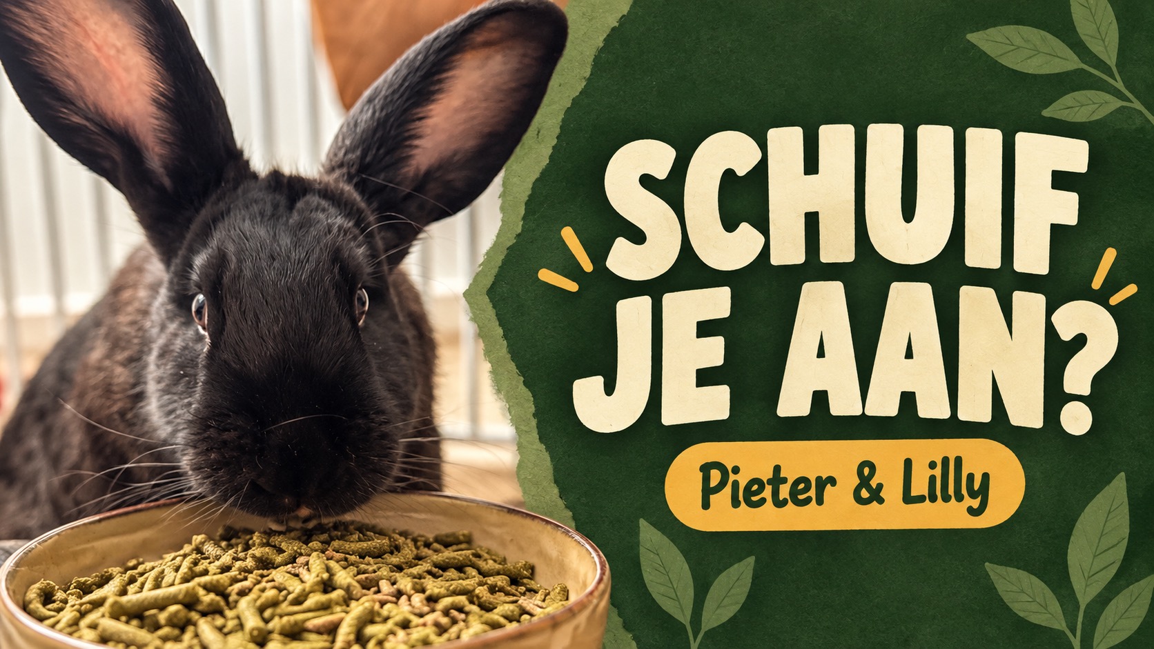 Pieter en Lilly op de preview van hun avondlijke uitzending